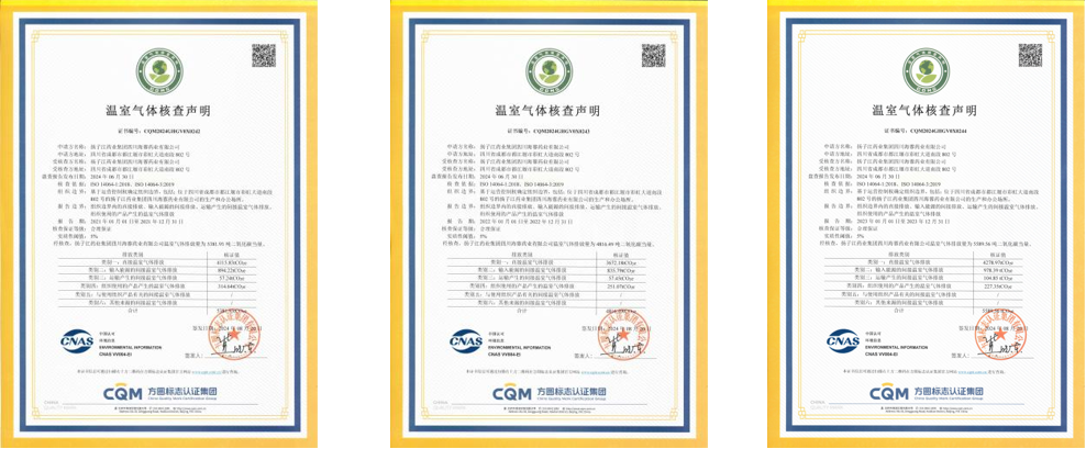 开云在线2021年-2024年碳排放核查数据公示